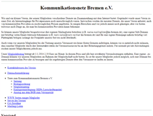 Tablet Screenshot of kn-bremen.de